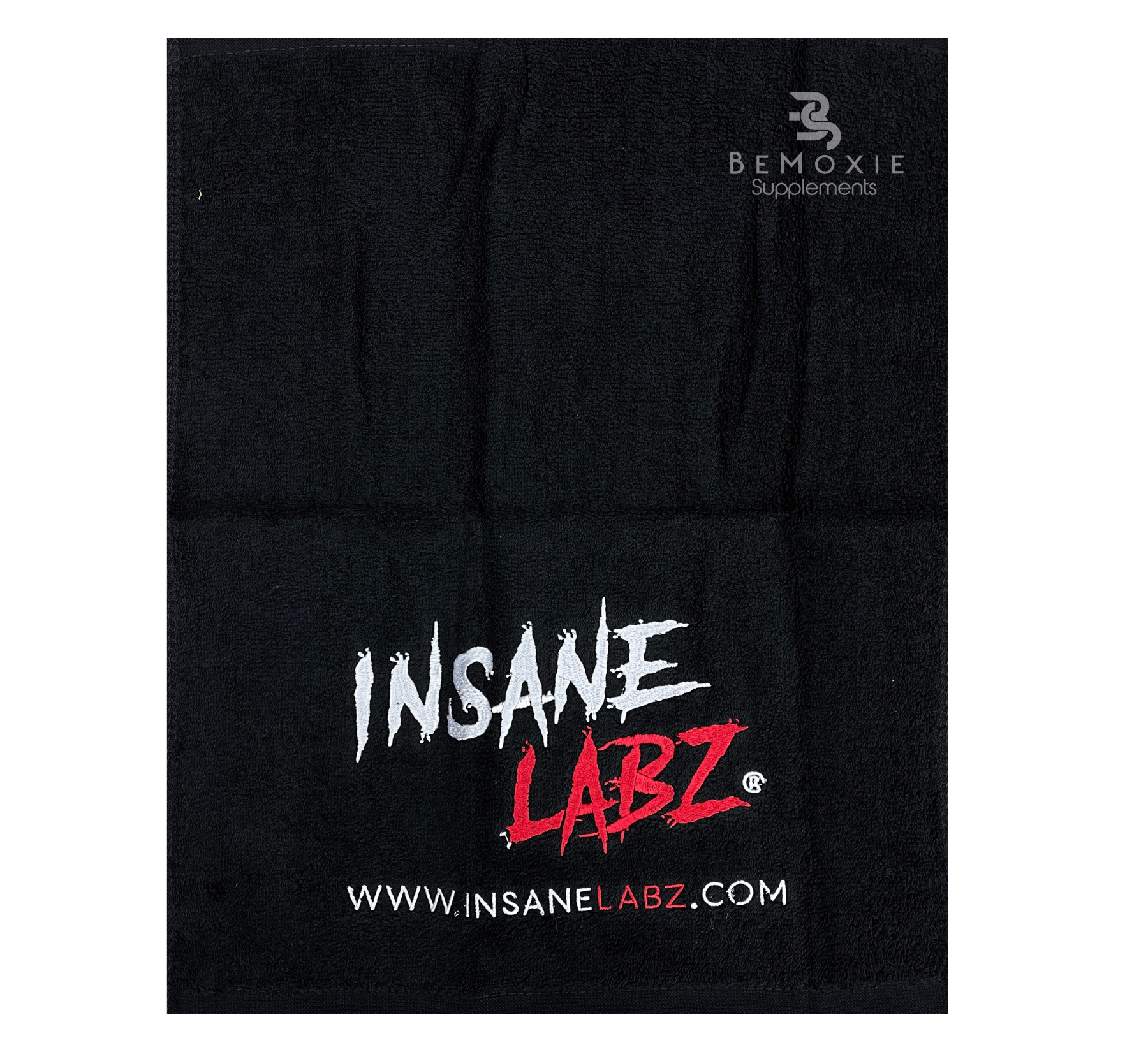 Insane Labz Gym Towel - BLACK - Bemoxie Supplements