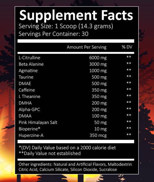 SoCal Supps Wild Fire Pre-Workout - Bemoxie Supplements