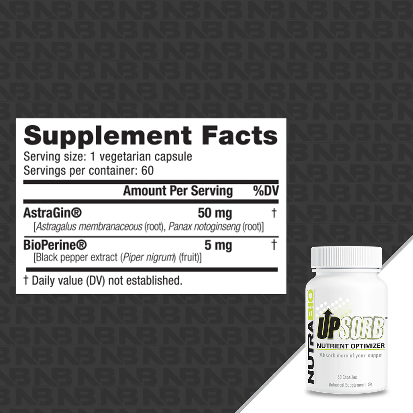 NutraBio UpSorb - Bemoxie Supplements