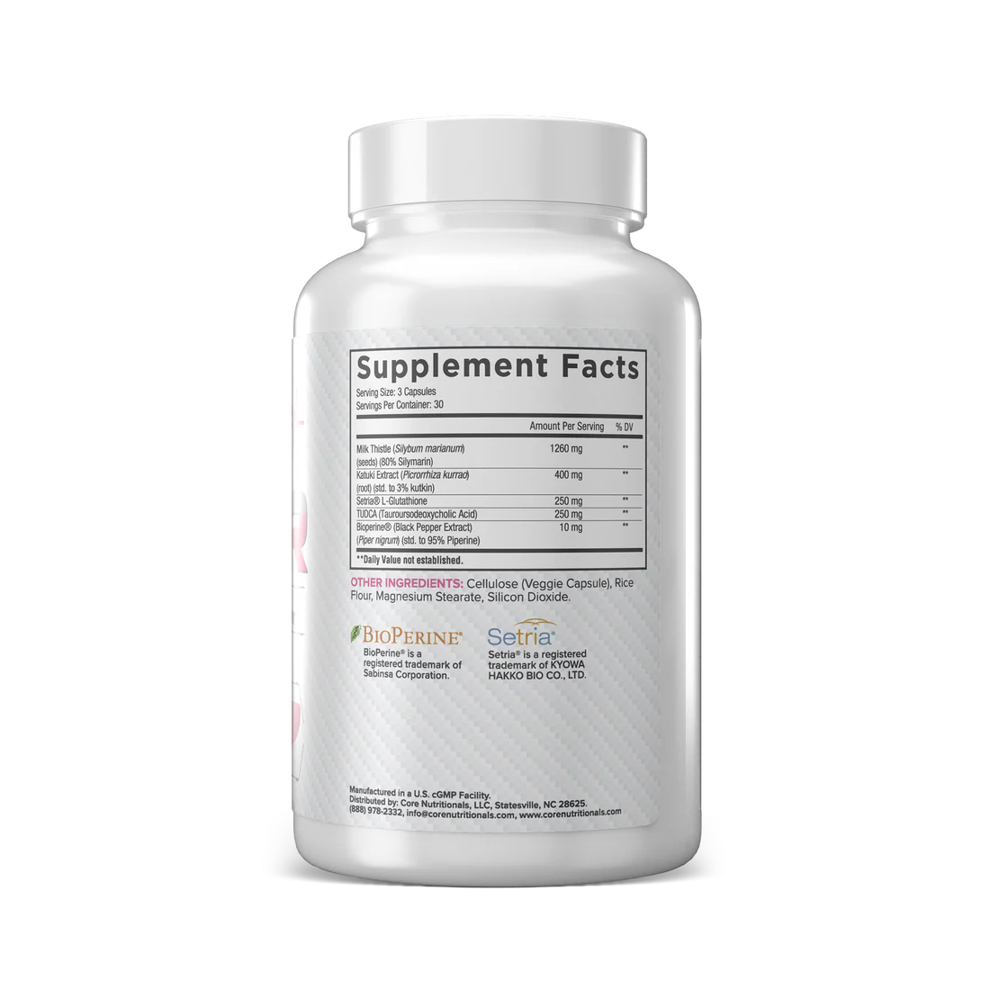 Core Nutritionals Liver - Bemoxie Supplements