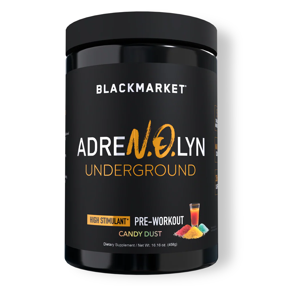 BlackMarket AdreNOlyn Underground PreWorkout - Bemoxie Supplements