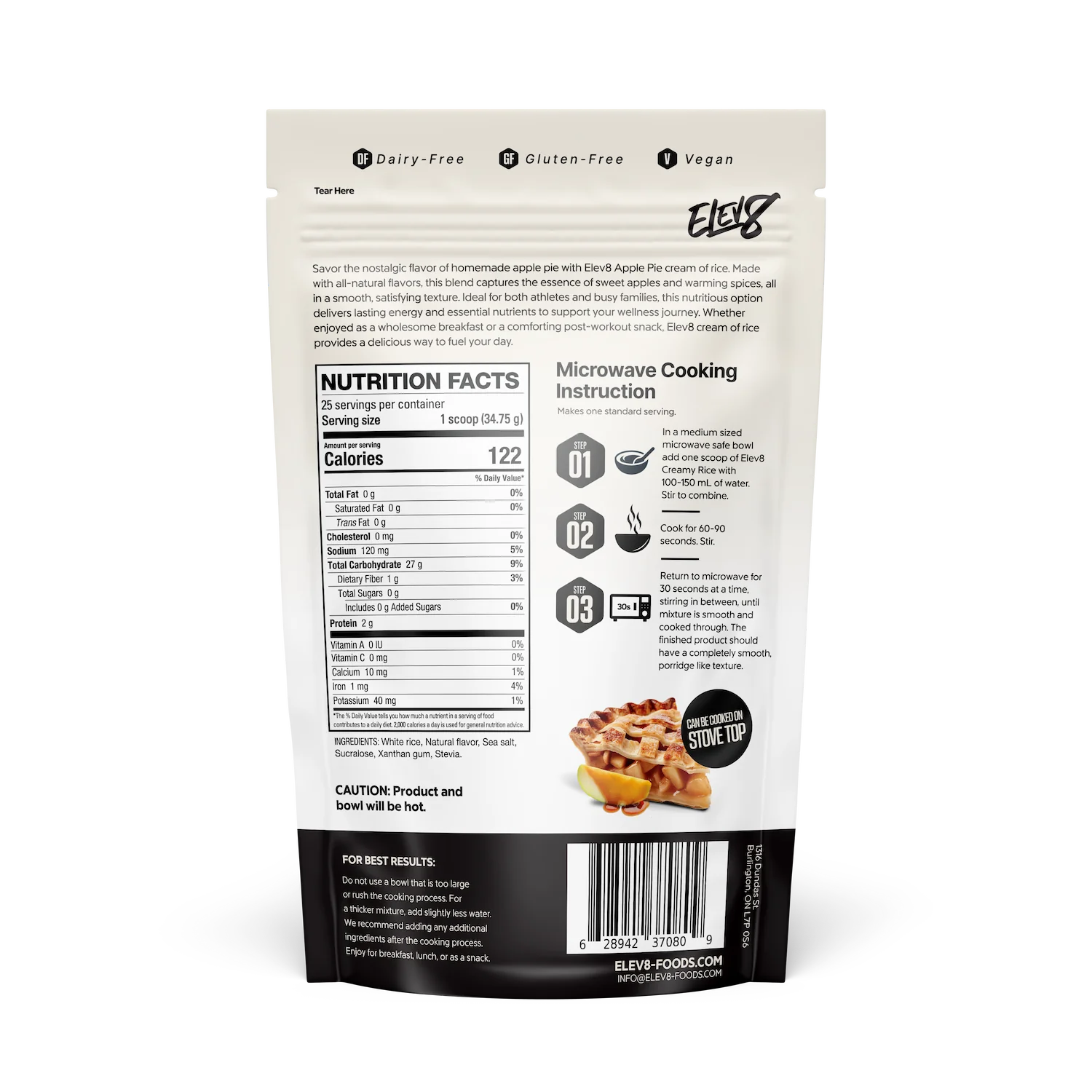 Elev8 Creamy Rice - Bemoxie Supplements