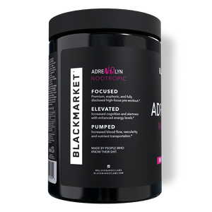 BlackMarket AdreNOlyn Nootropic PreWorkout - Bemoxie Supplements