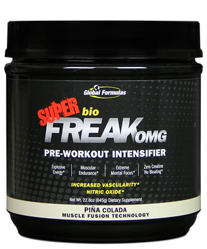 Global Formulas Super bio Freak OMG Pump focus energy Piña Colada