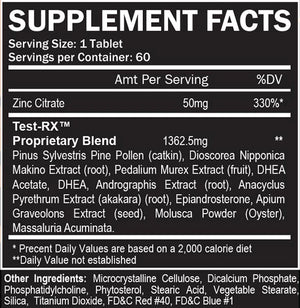 TEST‑RX® – Extreme Anabolic Testosterone Support - Bemoxie Supplements