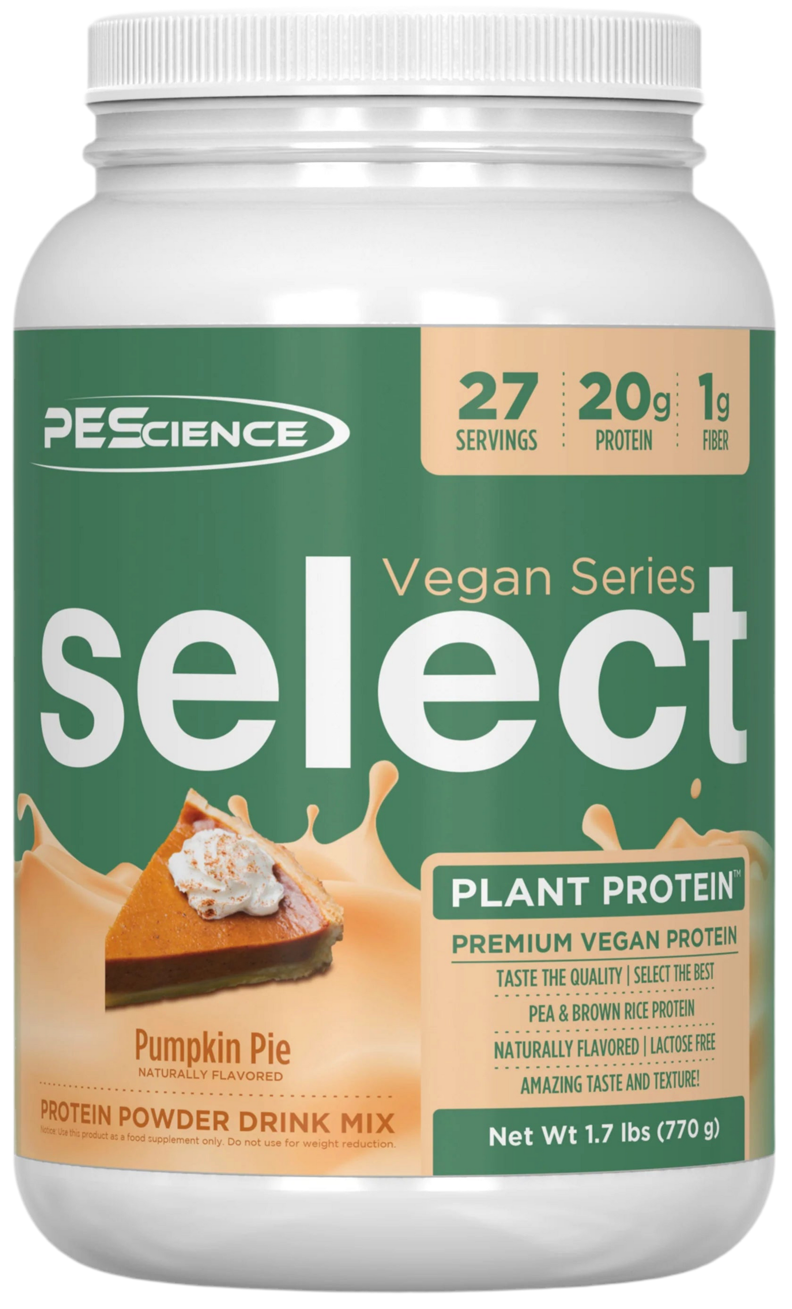 PeScience Select Vegan Protein - Bemoxie Supplements