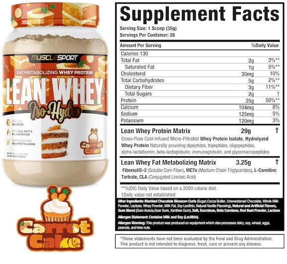 MuscleSport Lean Whey Revolution Iso Protein