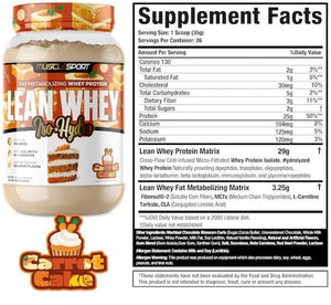 MuscleSport Lean Whey Revolution Iso Protein