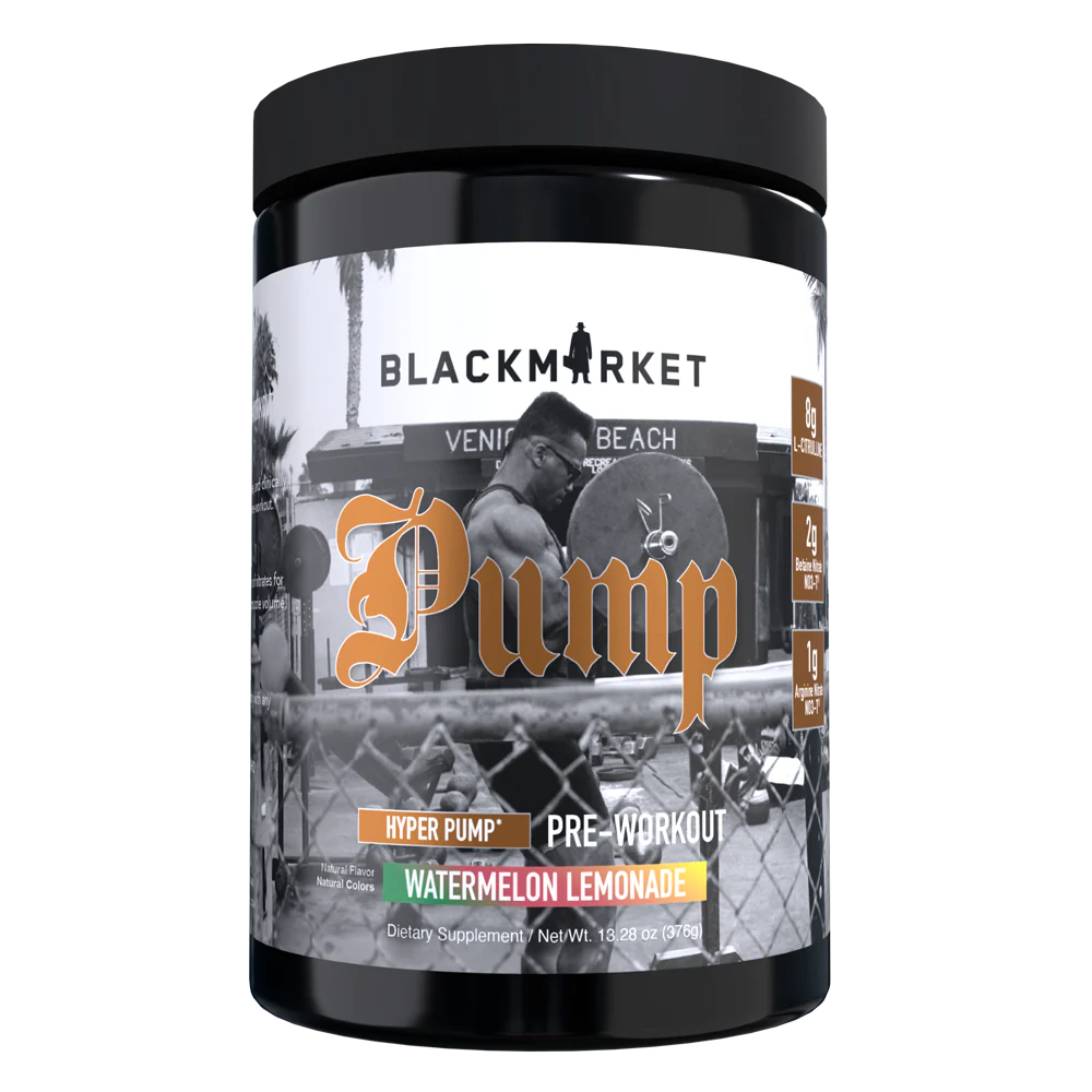 BlackMarket Hyper-Pump PreWorkout - Bemoxie Supplements