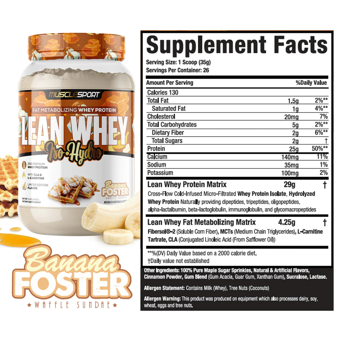 MuscleSport Lean Whey Revolution Iso Protein