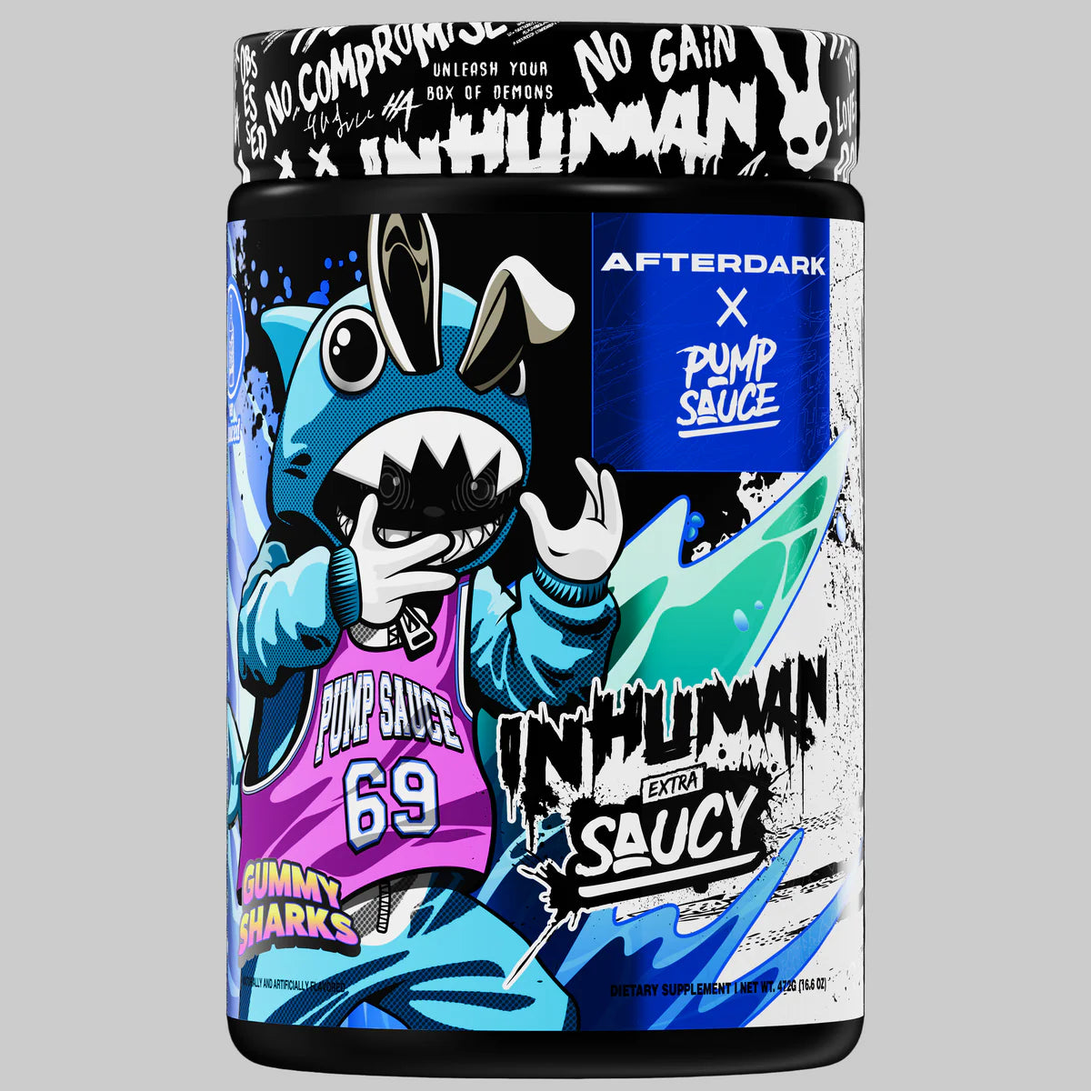 After Dark x Pump Sauce Inhuman PreWorkout - Bemoxie Supplements