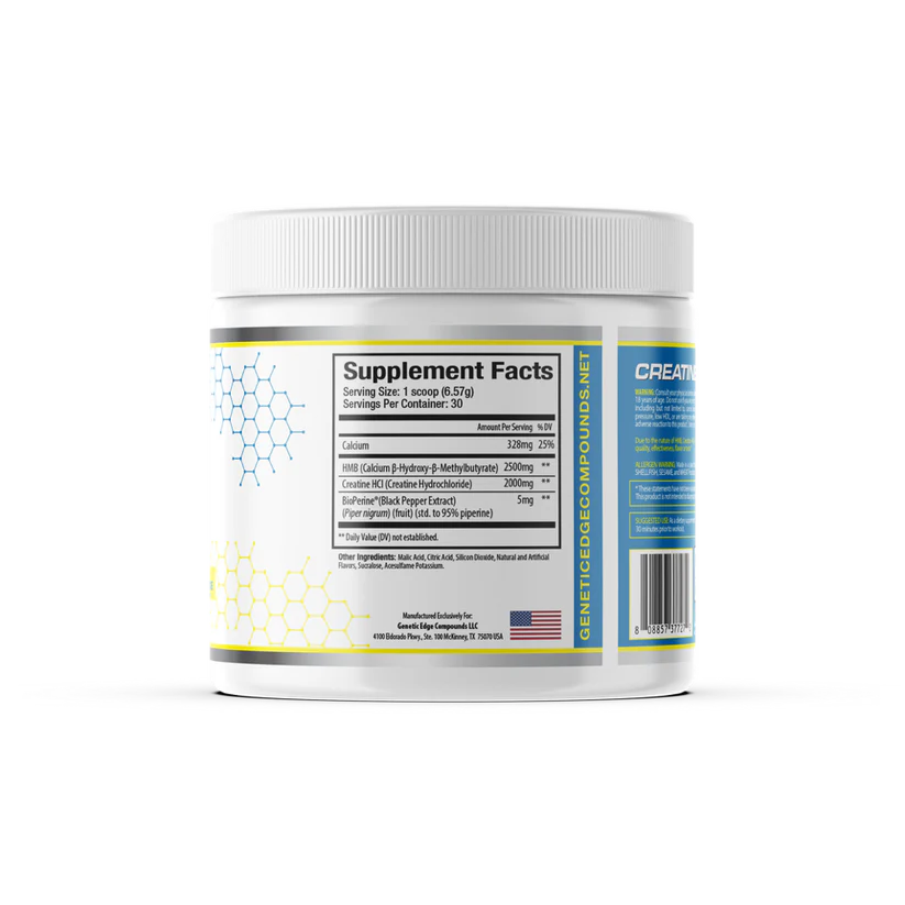 GEC Creatine HCl + HMB - Bemoxie Supplements