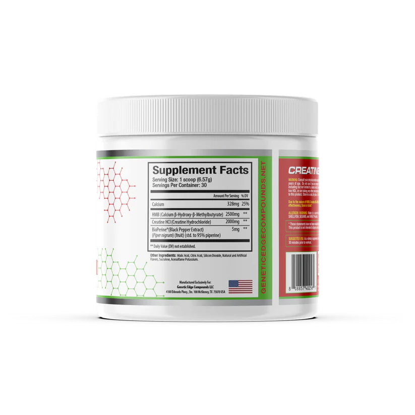 GEC Creatine HCl + HMB - Bemoxie Supplements