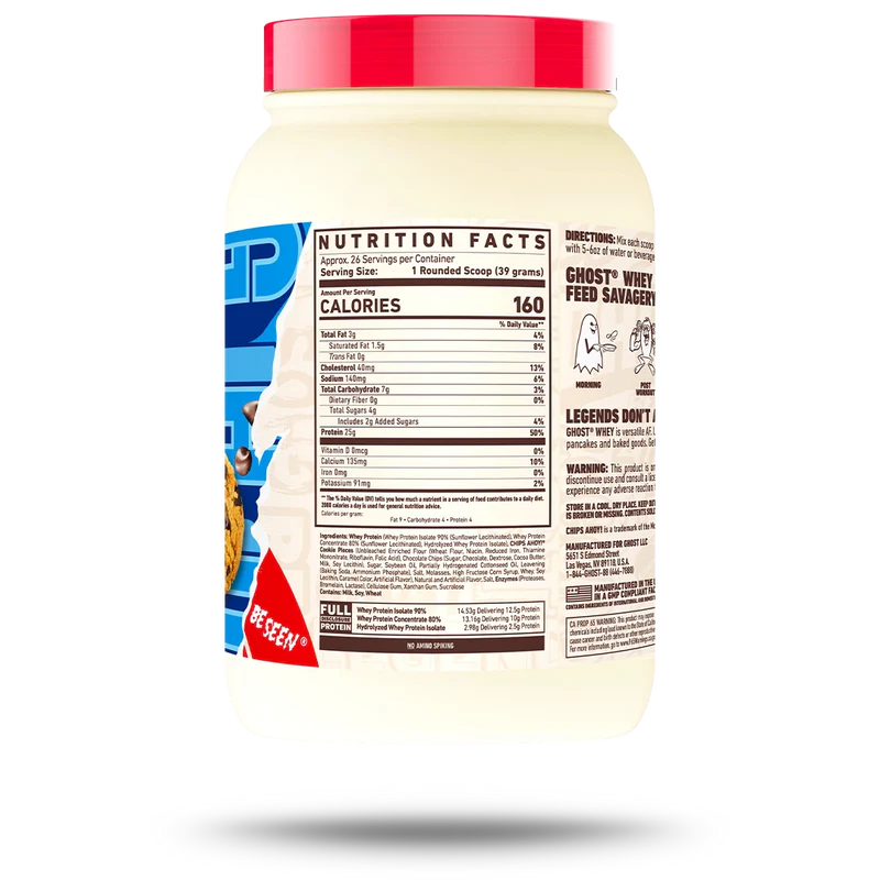 GHOST Whey Protein - Bemoxie Supplements