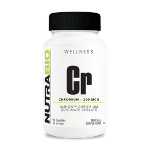 NutraBio Chromium – Albion® Chromium Glycinate Chelate - Bemoxie Supplements