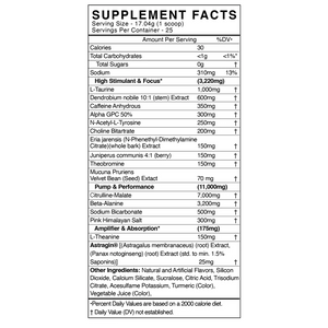 BlackMarket AdreNOlyn Underground PreWorkout - Bemoxie Supplements