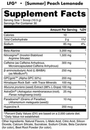 LFG Burn Pre Workout - Bemoxie Supplements