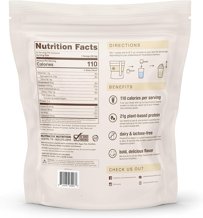 Nutra One - Protein One Vegan