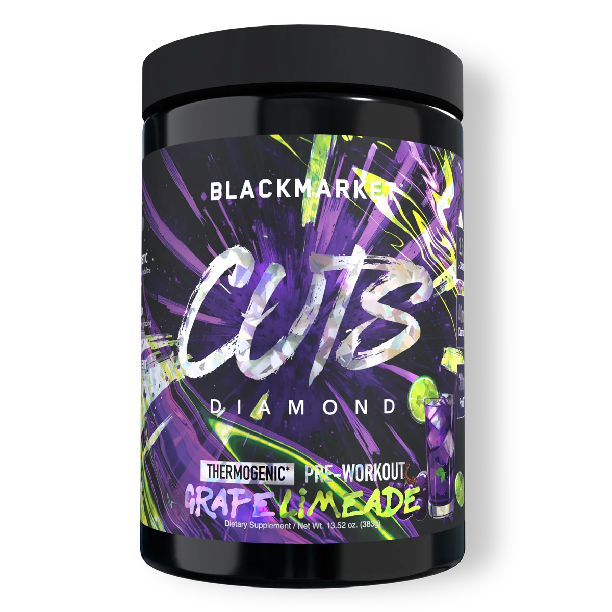BlackMarket Cuts Diamond Thermogenic PreWorkout - Bemoxie Supplements