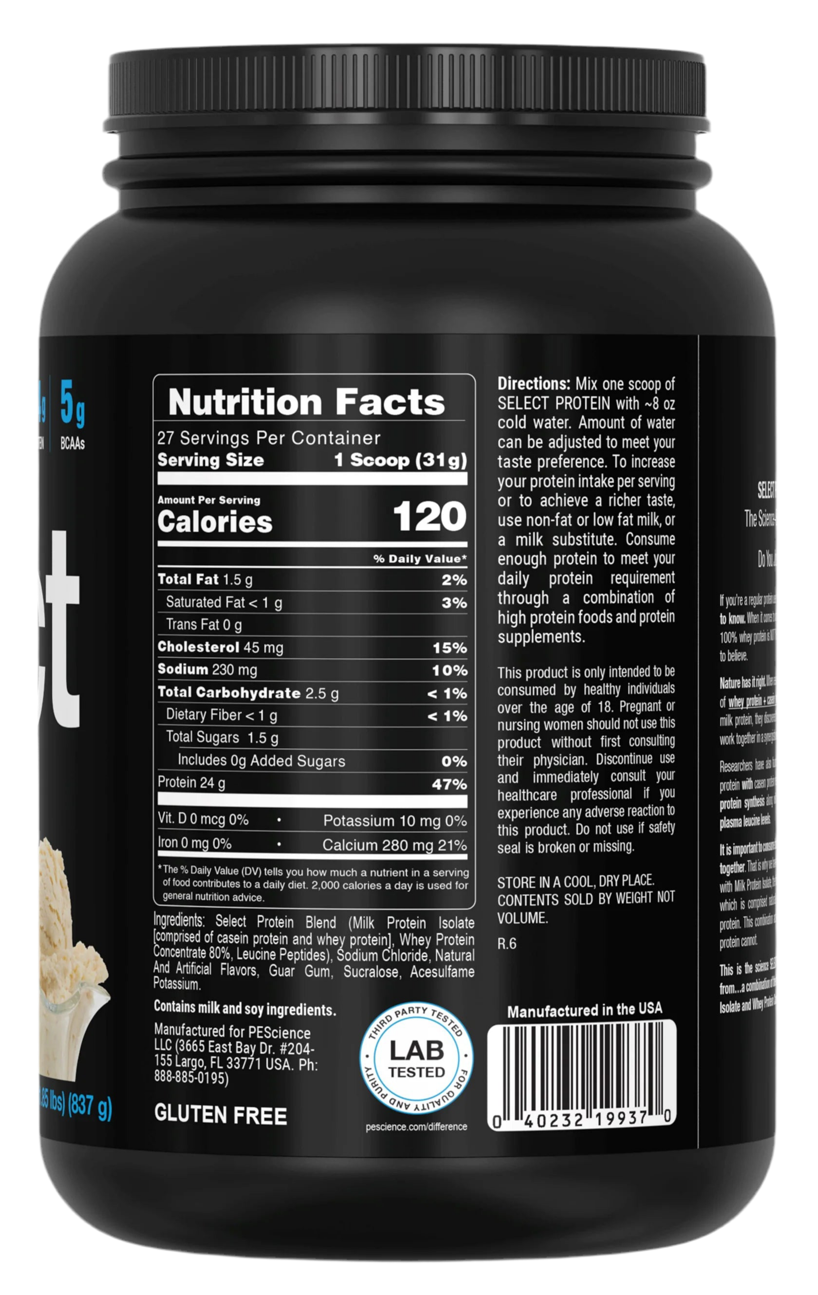 PEScience SELECT Protein - Bemoxie Supplements