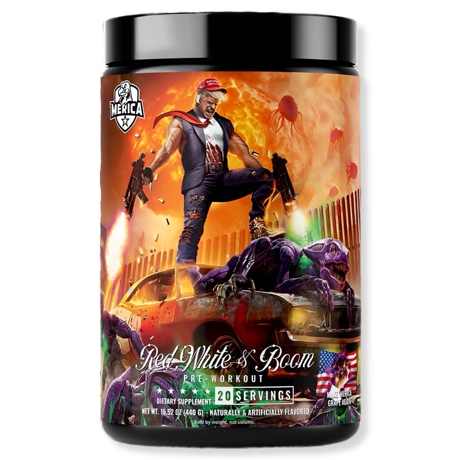 'Merica Labz Red, White, & Boom PreWorkout - Bemoxie Supplements