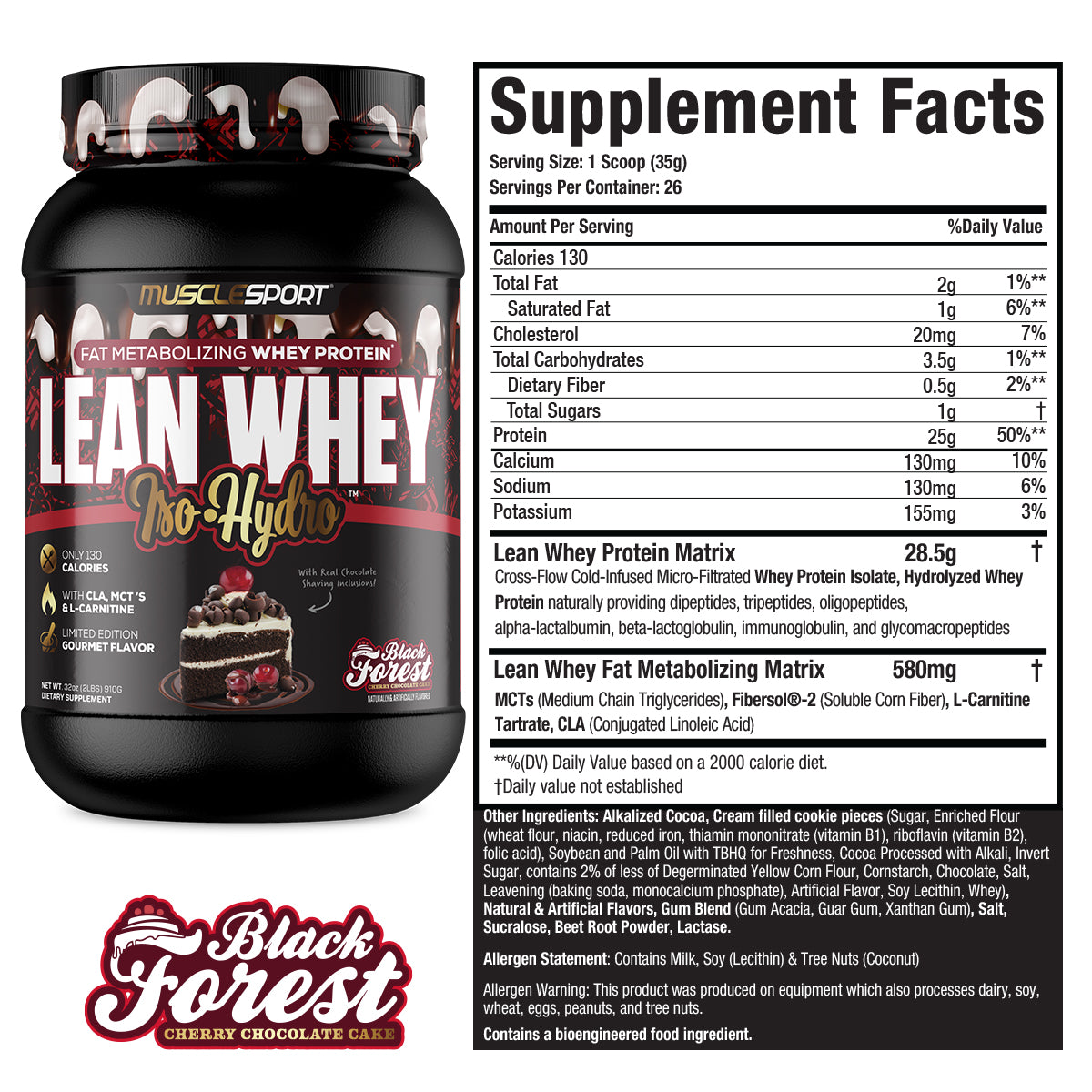 MuscleSport Lean Whey Revolution Iso Protein