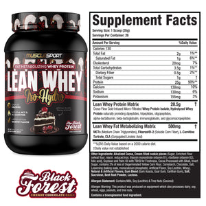 MuscleSport Lean Whey Revolution Iso Protein