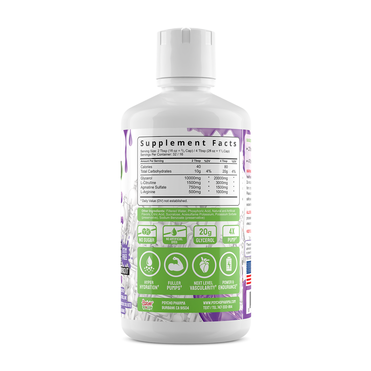 Psycho Pharma Psycho Syrup - Bemoxie Supplements