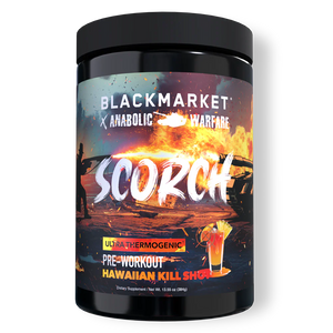 Blackmarket X Anabolic Warfare Scorch Ultra Thermogenic - Bemoxie Supplements