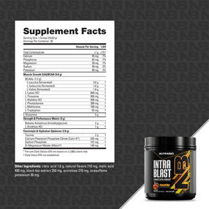 NutraBio Intra Blast Amino Fuel - Bemoxie Supplements