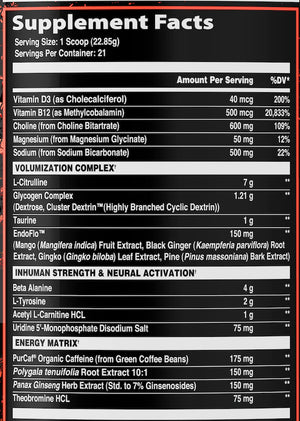 AfterDark Inhuman Mentis - Bemoxie Supplements