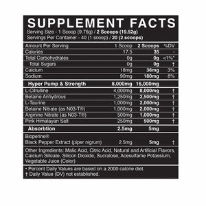 BlackMarket Hyper-Pump PreWorkout - Bemoxie Supplements