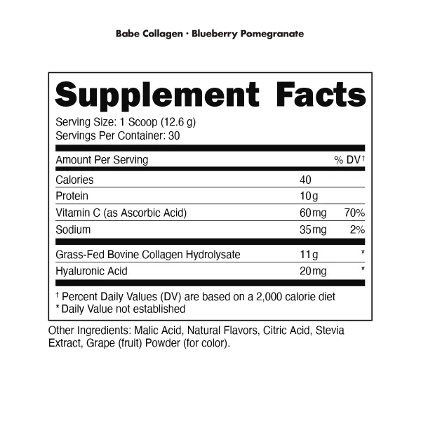 Babe Collagen By Bucked Up - Bemoxie Supplements