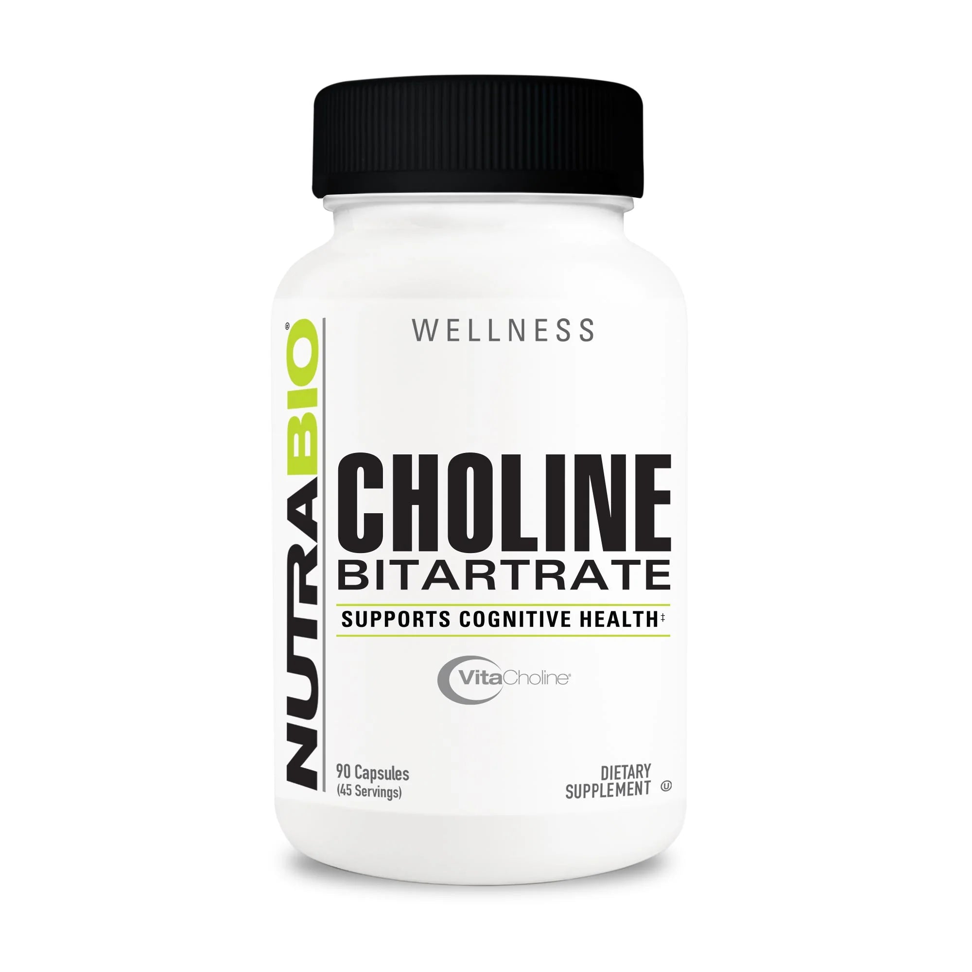 NutraBio Choline Bitartrate - Bemoxie Supplements