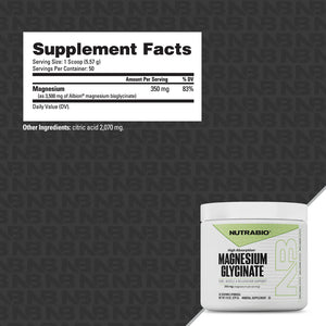 NutraBio Magnesium Glycinate - Bemoxie Supplements
