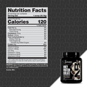NutraBio Whey Protein Isolate 29-30 servings - Bemoxie Supplements