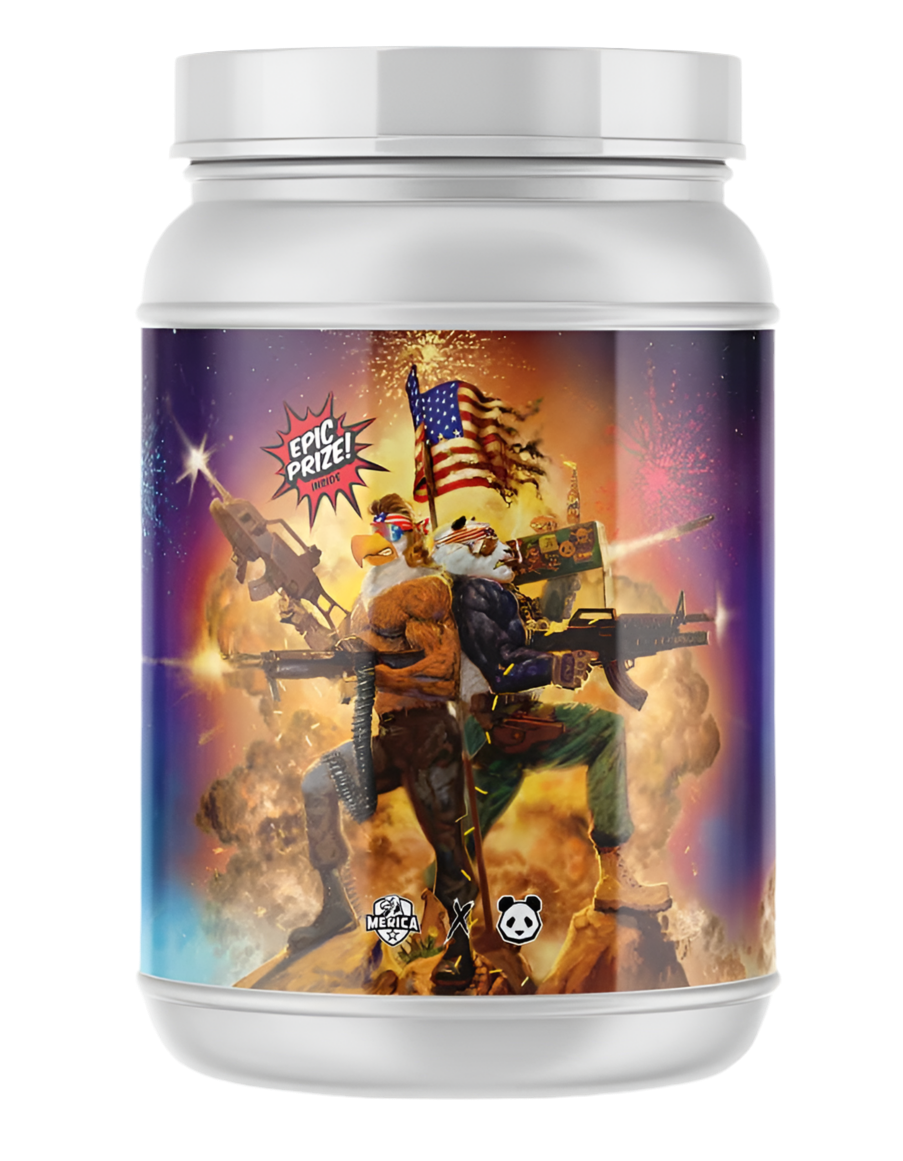 FIRST BLOOD- Panda Supplements & Merica Labz Collaboration - Bemoxie Supplements