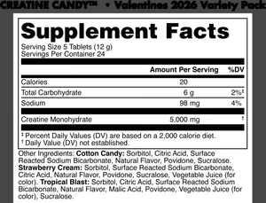 Bucked Up Creatine Candy - Bemoxie Supplements