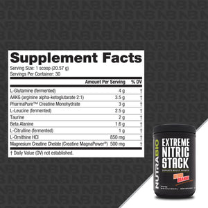 NutraBio Extreme Nitric Shock - Bemoxie Supplements