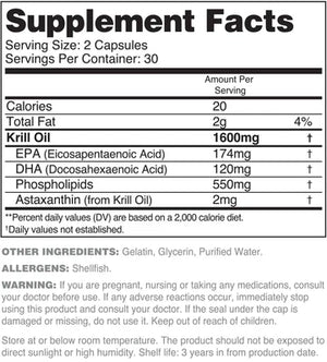 Krill Oil + Astaxanthin Nutrithoriy - Bemoxie Supplements
