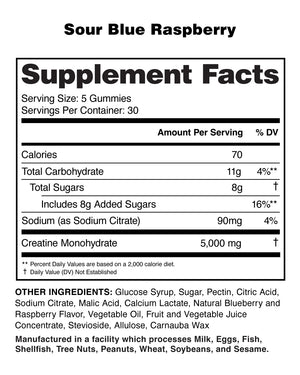 NutraOne Creatine Gummies - Bemoxie Supplements