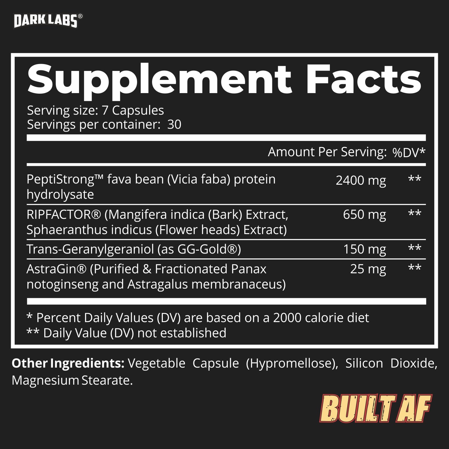 Dark Labs Built AF - Bemoxie Supplements