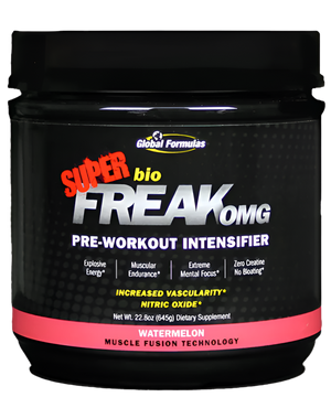 Global Formulas Super BioFreak OMG Explosive energy Muscular endurance Extreme focus