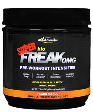Global Formulas Super BioFreak OMG No creatine bloat Nitric Oxide Supplement