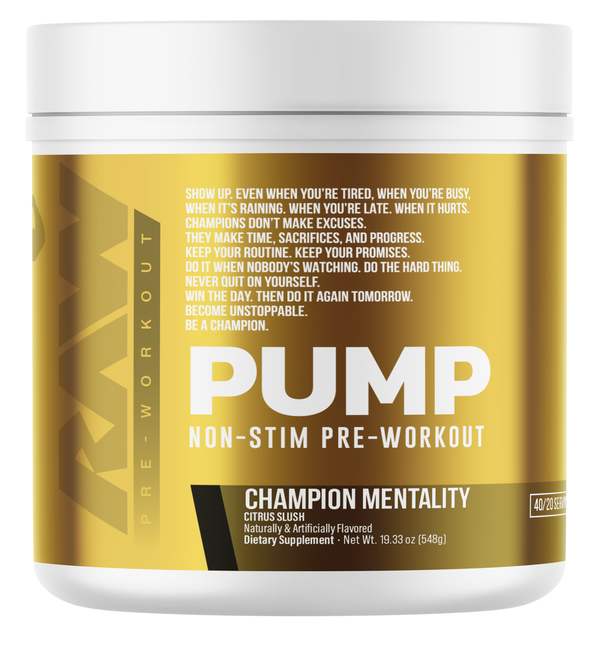 RAW Nutrition Pump - Bemoxie Supplements