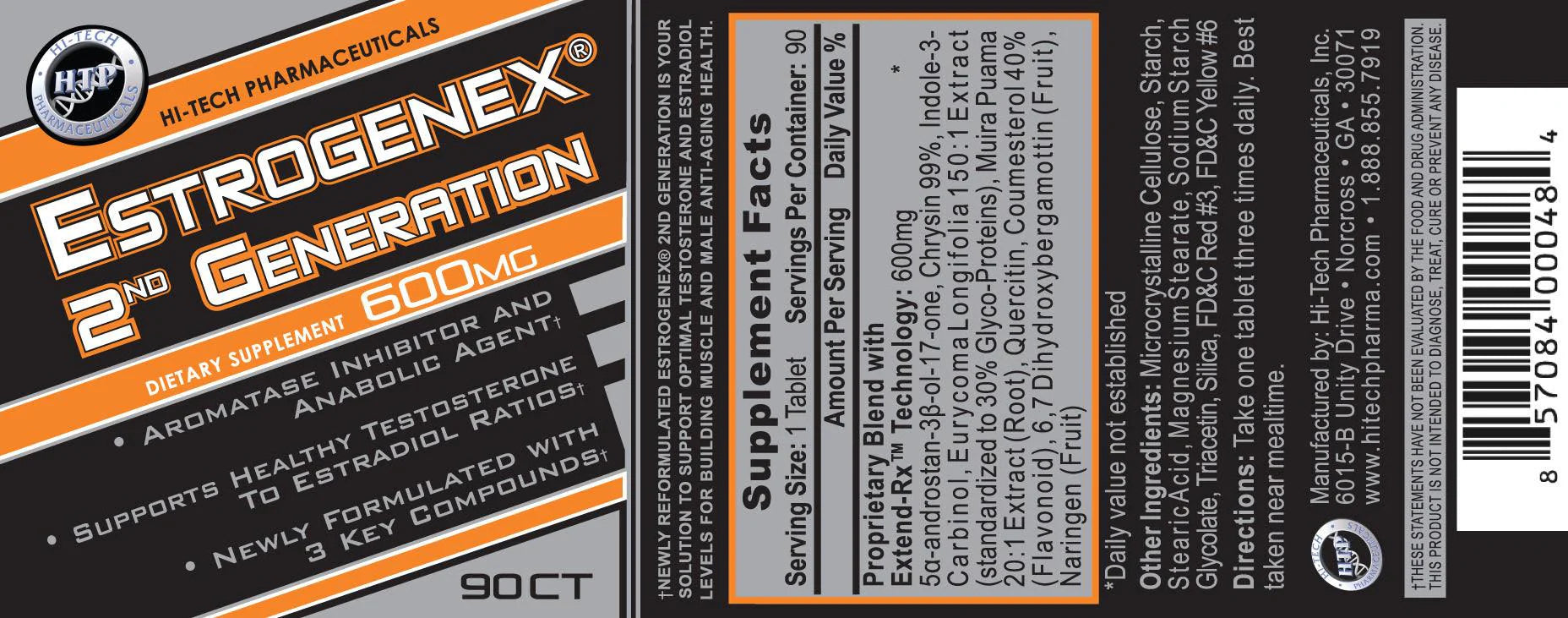 Hi Tech Estrogenex 2nd Generation - Bemoxie Supplements