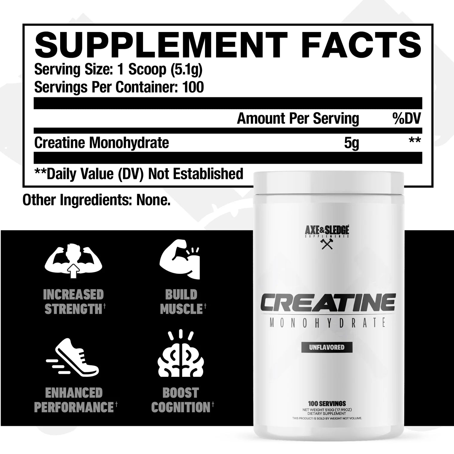 Axe & Sledge Creatine - Bemoxie Supplements