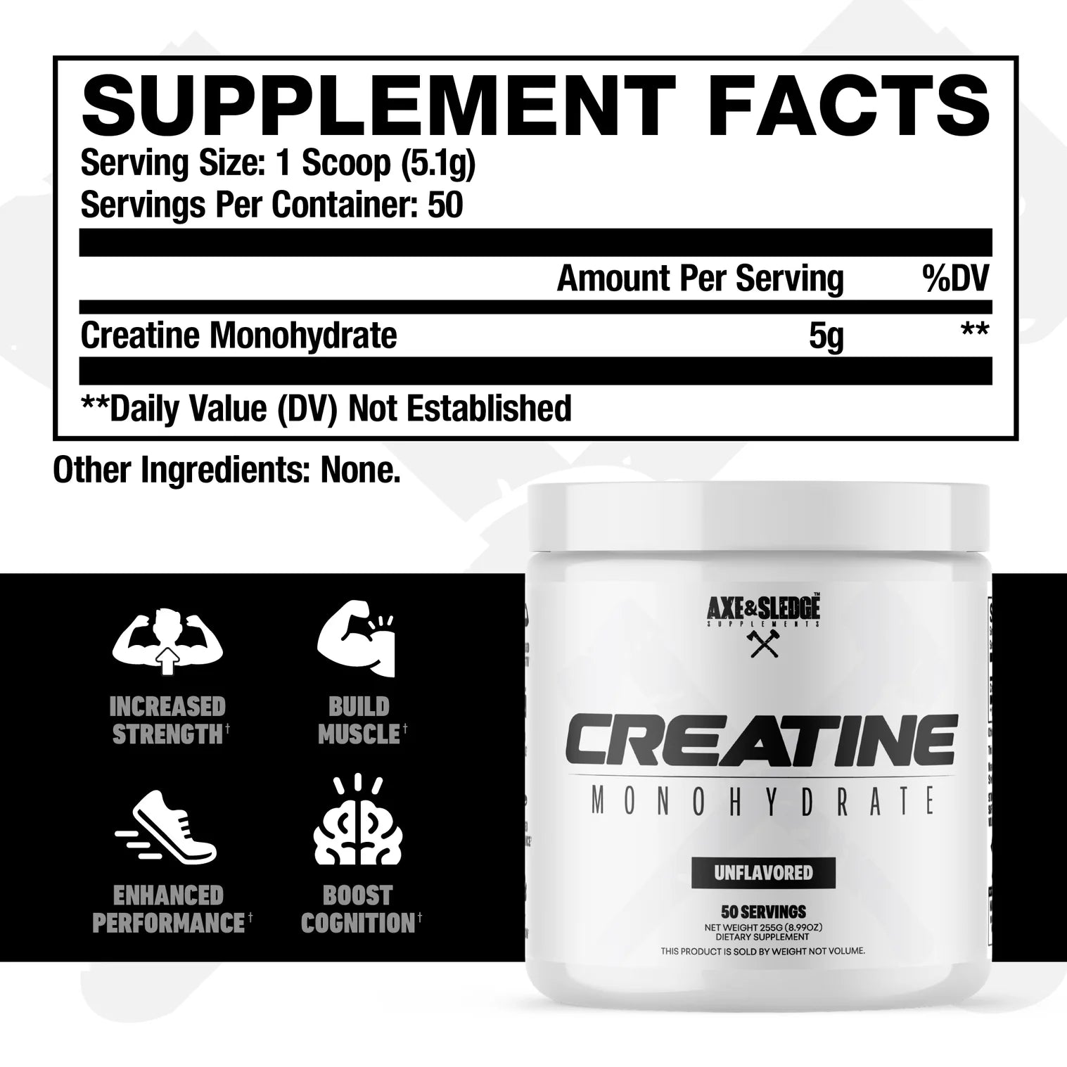 Axe & Sledge Creatine - Bemoxie Supplements