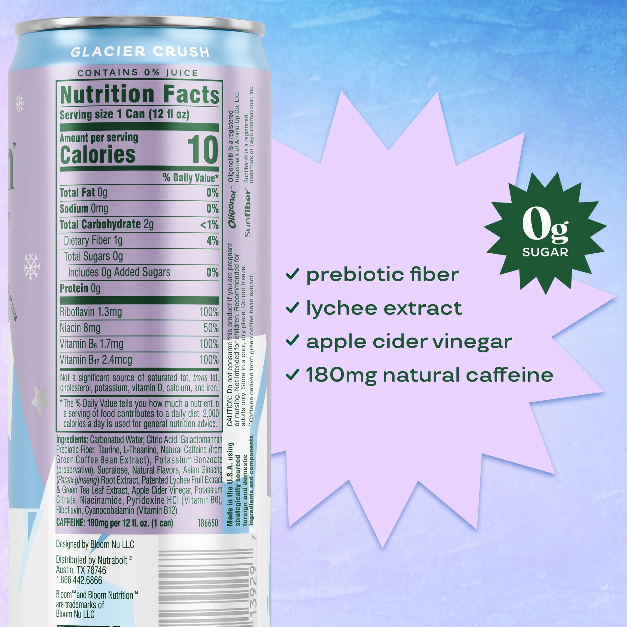 Bloom Sparkling Energy Drink