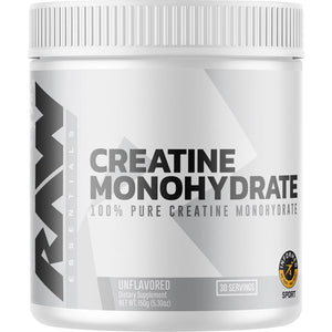 RAW Nutrition creatine Monohydrate - Bemoxie Supplements